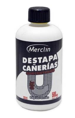 Destapa CaãErias Liquido Merclin x 500 cc y 1 lt