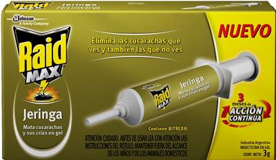Jeringa Raid Max 6 grs