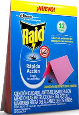 Papel Insecticida x 20Unid