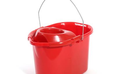 Balde Oval C/Escurridor 15 l Colores